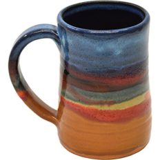 17 Oz Tankard in Azulscape glaze