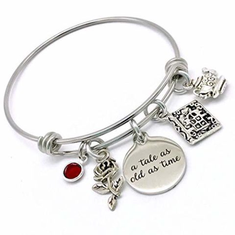 Jesse Janes Jewelry | Beauty And The Beast Inspired Gifts For Women, Pulseras de Mujer, Handmade Charm Bracelet