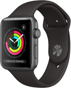 Apple Watch Series 3 (GPS, 42mm) - Space Gray Aluminum Case with Black Sport Band