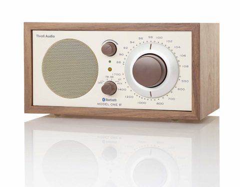 Tivoli Audio Model One Bluetooth AM/FM Radio in Walnut/Beige