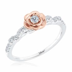 Reeds Enchanted Disney Belle's Rose Diamond Ring 1/4ctw - Size 6