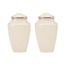 Lenox Solitaire Square Salt and Pepper Set, Ivory