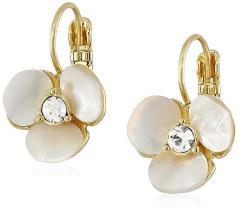 kate spade new york Disco Pansy Leverbacks Earrings