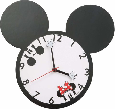 Vandor 89189 Mickey & Minnie Mouse Shaped Deco Wall Clock