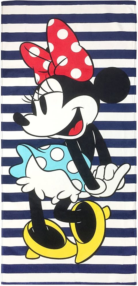 Disney Minnie Mouse Nautical Cotton Pool/Beach/Bath Towel