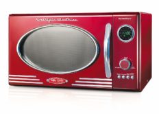 Nostalgia RMO400RED Retro 0.9 Cubic Foot Microwave