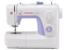 SINGER | Simple 3232 Sewing Machine with Built-In Needle Threader, & 110 Stitch Applications- Perfect for Beginners - Sewing Made Easy , White