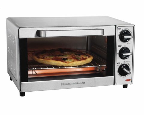 Hamilton Beach Countertop Toaster Oven & Pizza Maker, Large 4-Slice Capactiy, Stainless Steel (31401)