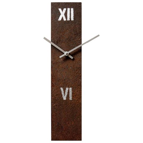 Large Decorative Wall Clock 18-inch - Metal Rustic Original - Silent Non Ticking Quartz for Home
