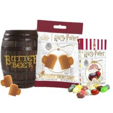 HARRY POTTER THEMED BUTTERBEER CANDY. Inspired by Harry Potter Butterbeer Shaped And Flavored Candy/Sweets In A Magical Bundle (3 Pack) (Gummy)