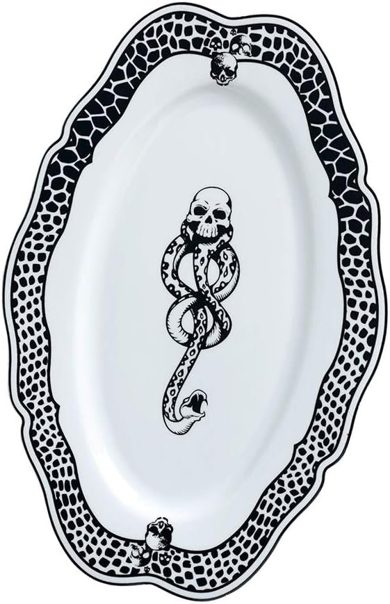 Harry Potter Voldemort Death Eater Dark Mark Porcelain 14\\\" Serving Platter