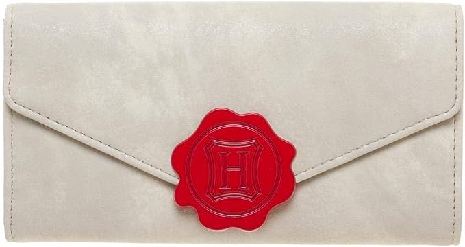 Bioworld Hogwarts Letter w/Crest Seal One Size Fits Most Faux Leather Wallet