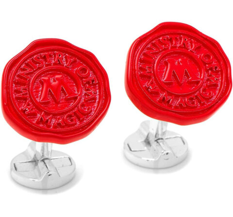 Harry Potter Ministry of Magic Wax Stamp Cufflinks