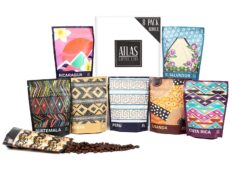 Atlas Coffee Club World of Coffee Sampler, Gourmet Coffee Gift Set, 8-Pack Variety Box of the World’s Best Single Origin Coffees, Whole Bean