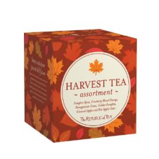 The Republic of Tea: Fall Harvest Tea Assortment Cube, 24 Tea Bags