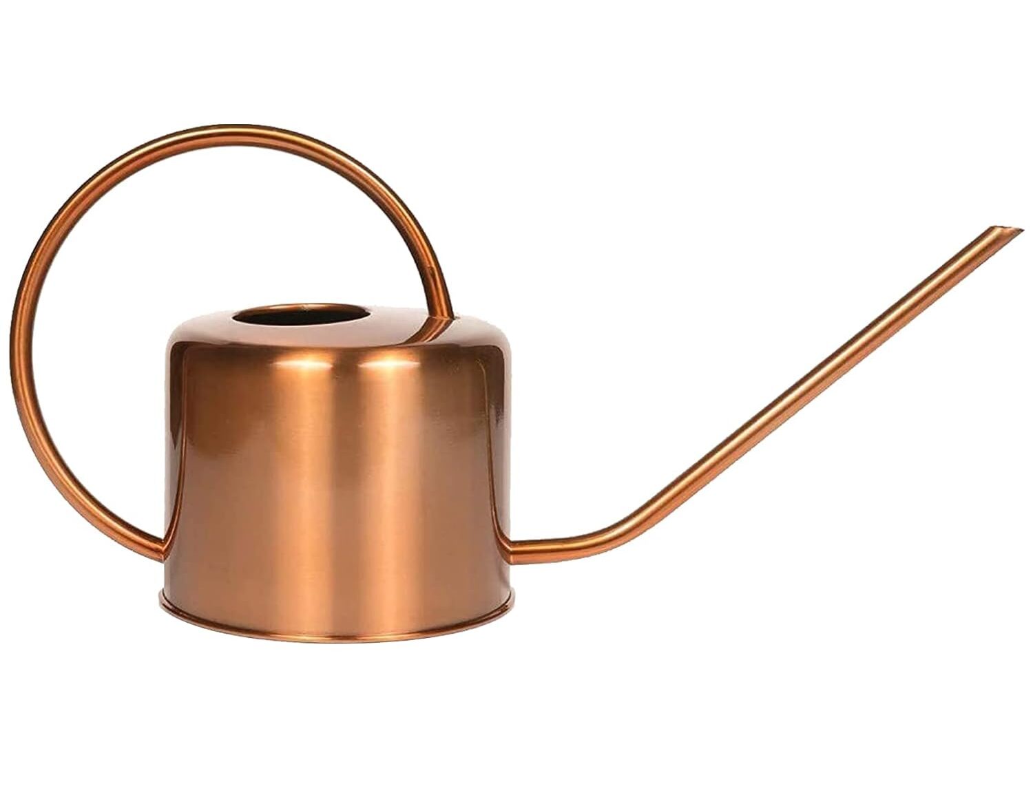 Homarden 40 oz. Copper Watering Can, Metal Watering Can with Long Spout, Watering Can for Outdoor and Indoor Plants, Mini Watering Can, Long Spout Water Can, Plant Watering Can, Small Watering Can