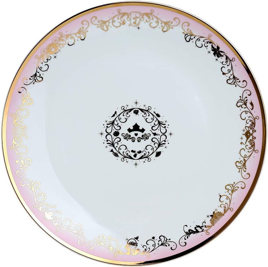 Disney Princess 16\" Porcelain Serving Platter with Gold Detail